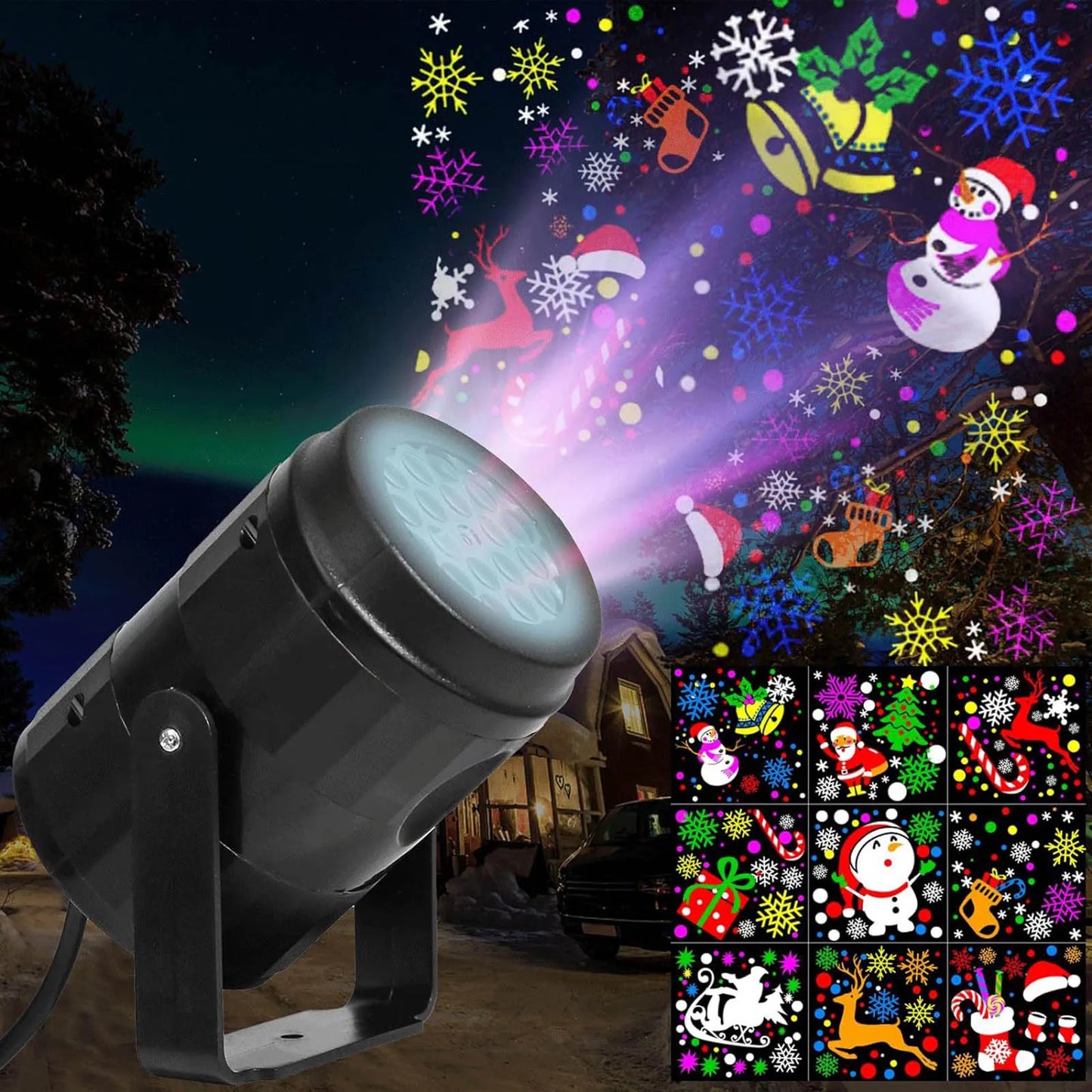 Christmas Yard Projector